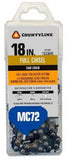 CountyLine 75072NSTSC Chainsaw Chains 18 Inch 72 Link Full Chisel Steel