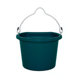 Fortiflex 1301802 2 gal. Flat Back Bucket, Hunter Green