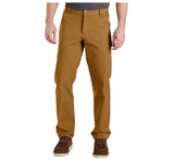 Carhartt 103279-GVL Men's Rugged Flex Duck Dungaree Pants,Carhartt Brown, S42X32