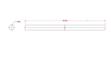 Hillman SteelWorks 11629 3/16" x 36" Weldable Solid Cold-Rolled Steel Rod