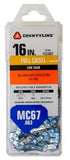 CountyLine 76367TSC Chainsaw Chains 16 Inch 67 Link Full Chisel Steel