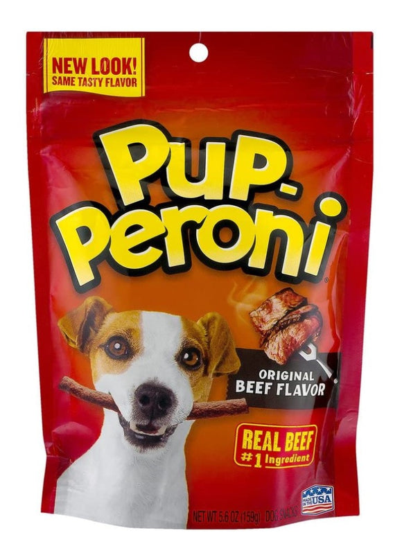 Pup-Peroni 7910051021 5.6 oz Original Real Beef Flavor Dog Stick Treats