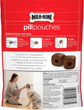 Milk Bone Pill Pouches 7910052773 Hickory Smoked Bacon Flavor Dog Treats - 6 oz.