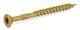 Hillman 48597 Power Pro Premium Exterior Wood Screws, #8 x 2 in., 1lb Box
