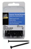 Hillman 40878 #8 x 2-1/2" Coarse Thread Drywall Screw, Phillips Drive - 50 pcs.