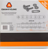 CountyLine TRC60R-TS No. 60 Roller Chain – 10 ft Length with Master Link