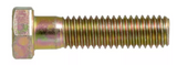 Hillman 883380 5/8 in. x 4 in. Grade 8 Yellow Zinc Hex Cap Screw 1 pack