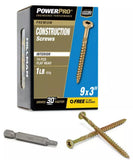 Hillman 48584 Power Pro Premium Interior Wood Screws #9 x 3 in. - 1 lb. Box