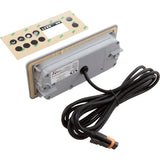 Hydro-Quip 80-0236A Overlay, Gecko in.k19, 4 Button, P1, Lt, Temp Up, Temp Down