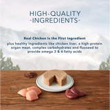 Blue Buffalo Wilderness Grain-Free Chicken Pate Wet Cat Food, 5.5 oz - 1 Can