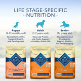 Blue Buffalo Life Protection Formula Chicken and Brown Rice Large Breed Dry Dog Food for Puppies, Whole Grain, 34 lb. Bag