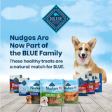 BLUE Nudges Homestyle Natural Dog Treats, Chicken, 16 oz. Bag