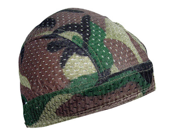 Balboa ZX118 100% Polyester Mesh Vented Flydanna - Woodland Camouflage