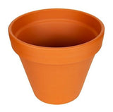 Border Concepts 800117 Frost-Resistant Terra Cotta Red Planter Pot, 10 in.