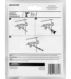Hardware Essentials 851230 Slide Action Gate Latch Steel Zinc