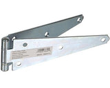 Hardware Essentials 851672 Heavy Duty Steel Strap Hinges Zinc 8-Inch