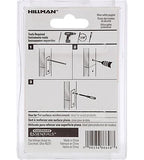 Hardware Essentials 851676 Mending Plates Steel Zinc 2" x 1/2", 4-Pack