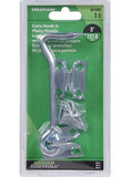 Hardware Essentials 851932 Gate Hook Latch with Plate Staple 5-Inch Zinc