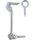 Hillman Hardware Essentials 851936 Safety Gate Hook & Eye Latches Zinc 6-Inch