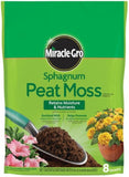 Miracle-Gro 85278430 Sphagnum Peat Moss 8qt