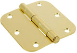 Hardware Essentials 853591 Cd-5/8Rc Fm Hinges 3.5Stb 3Pc
