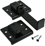 Hardware Essentials 854248 Pb-Flip Latch Hoods Black