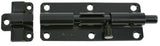 Hardware Essentials 854484 Cd-Adjustlock Hood Barrel Bolts 6 inch Black