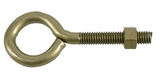 Hardware Essentials 322613 Gold Fg Eye Bolt with Nut, 3/8 in.-16 x 4 in., 1-Pc