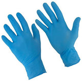 Cotran 87-503 Sharplex Powder Latex Free Nitrile Gloves 100-Pack Light Blue, L