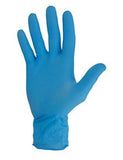 Cotran 87-503 Sharplex Powder Latex Free Nitrile Gloves 100-Pack Light Blue, L