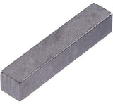 Hillman 881709 Zinc-Plated Steel Bar Square Key Gray, 1/4" x 1-1/2"