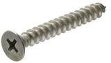 Hillman 881867 Stainless Flat-head Phillips Sheet Metal Screw #8 x 1-1/2 inch