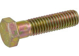 Hillman 882719 1/4"-28 Fine Thread x 3" Grade 8 Yellow Zinc Hex Cap Screw 2-Pack