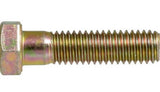 Hillman 882719 1/4"-28 Fine Thread x 3" Grade 8 Yellow Zinc Hex Cap Screw 2-Pack