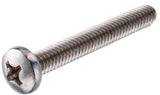 Hillman 883013 Stainless Pan-head Phillips Machine Screw #6-32 x 3/4" 2-Pack