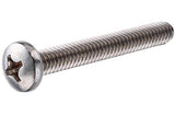 Hillman 883026 Stainless Steel Pan-head Phillips Machine Screw 10-24 x 3/4 in