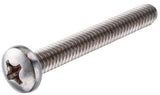 Hillman 883027 Stainless Steel Pan-head Phillips Machine Screw#10-24 x 1" 2 Pack