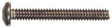 Hillman 883027 Stainless Steel Pan-head Phillips Machine Screw#10-24 x 1" 2 Pack
