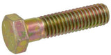 Hillman 883374 Grade 8 Yellow Zinc Hex Cap Screw 9/16" Diameter x 3-1/2 inch