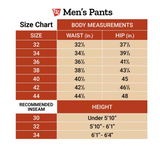 Blue Mountain FMB-1503 Men's Relaxed Fit Denim Utility Jeans/Medium Wash/S34x32