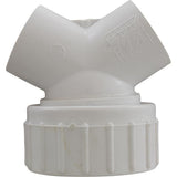 Waterway 400-3145 45 Wye, 1-1/2" Male Buttress Thread 1" Slip x Union, Low Pro