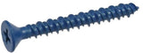 Hillman 8975  Flat-Head Phillip Concrete Screw Anchor 3/16" x2-1/4" Blue