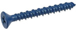 Hillman 8975  Flat-Head Phillip Concrete Screw Anchor 3/16" x2-1/4" Blue