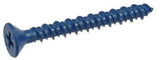 Hillman 8981 Flat-Head Phillip Concrete Screw Anchor 1/4" x 2-1/4" Blue