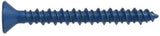 Hillman 8981 Flat-Head Phillip Concrete Screw Anchor 1/4" x 2-1/4" Blue