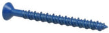 Hillman 8981 Flat-Head Phillip Concrete Screw Anchor 1/4" x 2-1/4" Blue