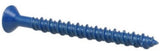 Hillman 8982 Flat-Head Phillip Concrete Screw Anchor 1/4" x 2-3/4" Blue