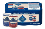Blue Buffalo Adult Chicken and Beef Pate Wet Dog Food Variety pack - 6 Cans - view 3