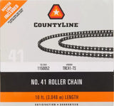 CountyLine TRC41-TS Carbon Steel Roller Chain 10 ft., Size 41