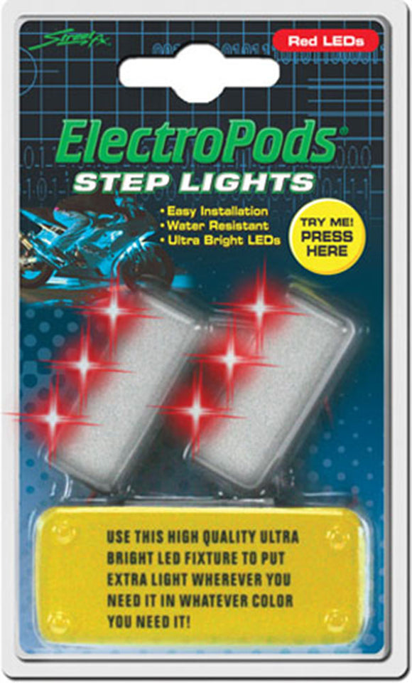 Street FX 1043044 Step Red Lights - 2 Pack